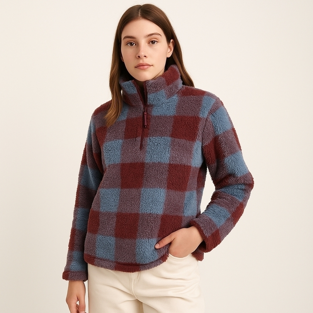 Eddie Bauer Sherpa Fleece Pullover – NWT – Size M